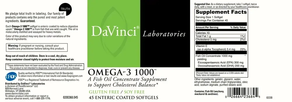 Product image for Omega 3-1000.