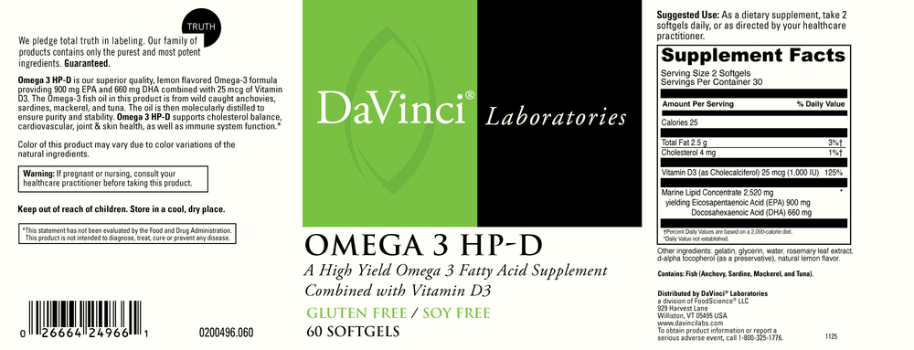 Product image for Omega 3 HP-D.