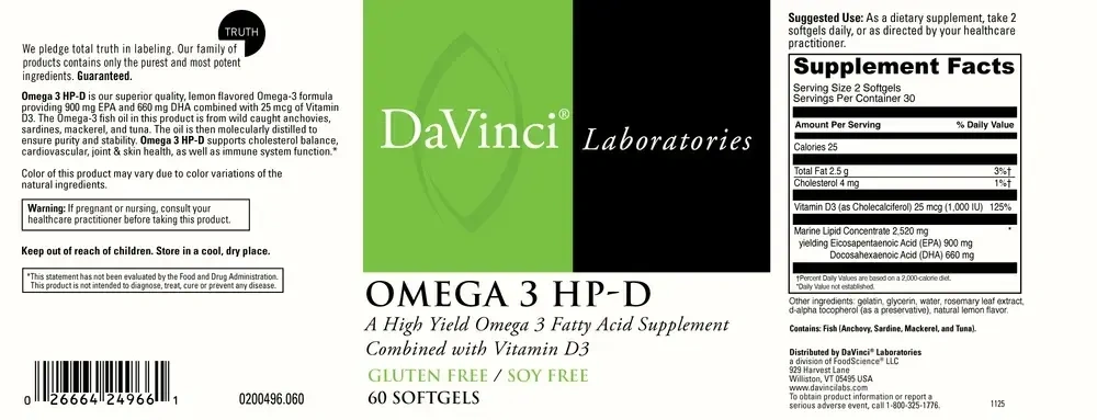 Product image for Omega 3 HP-D.