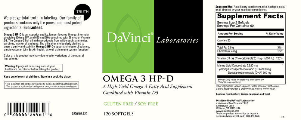 Product image for Omega 3 HP-D.