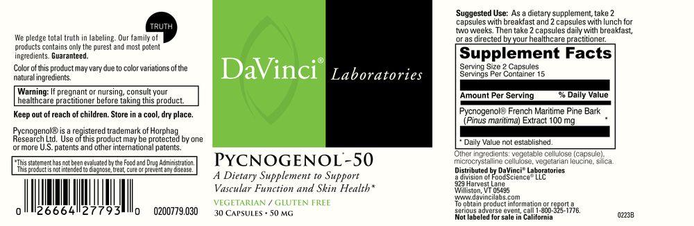 Product image for Pycnogenol®-50.