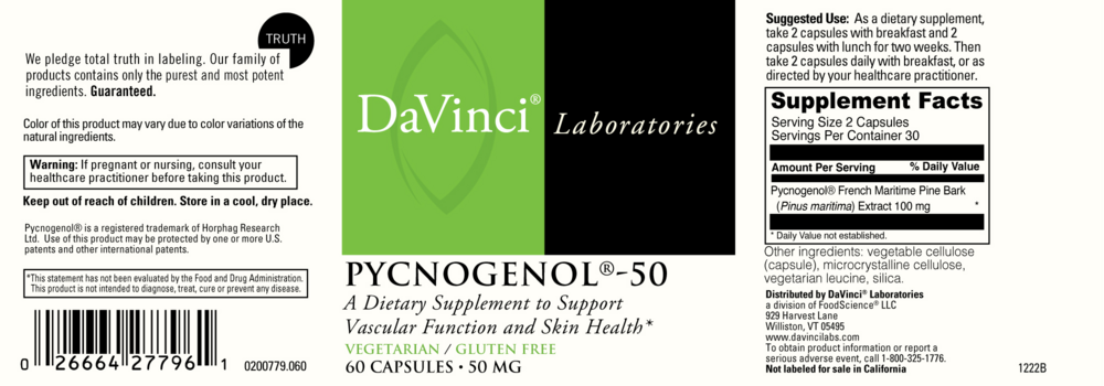 Product image for Pycnogenol®-50.