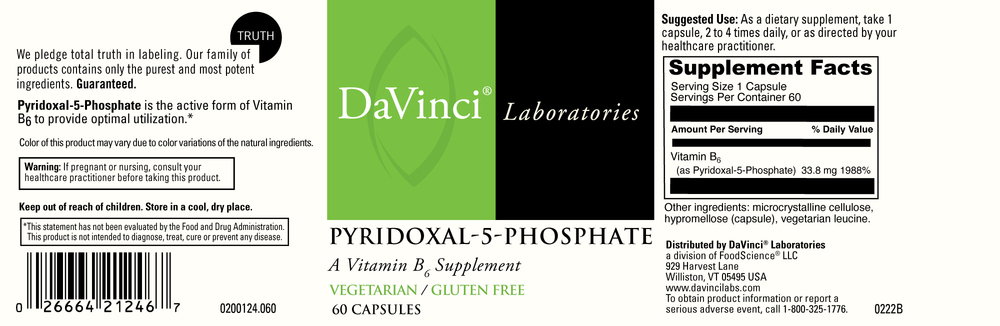 Product image for Pyridoxal 5-Phosphate.