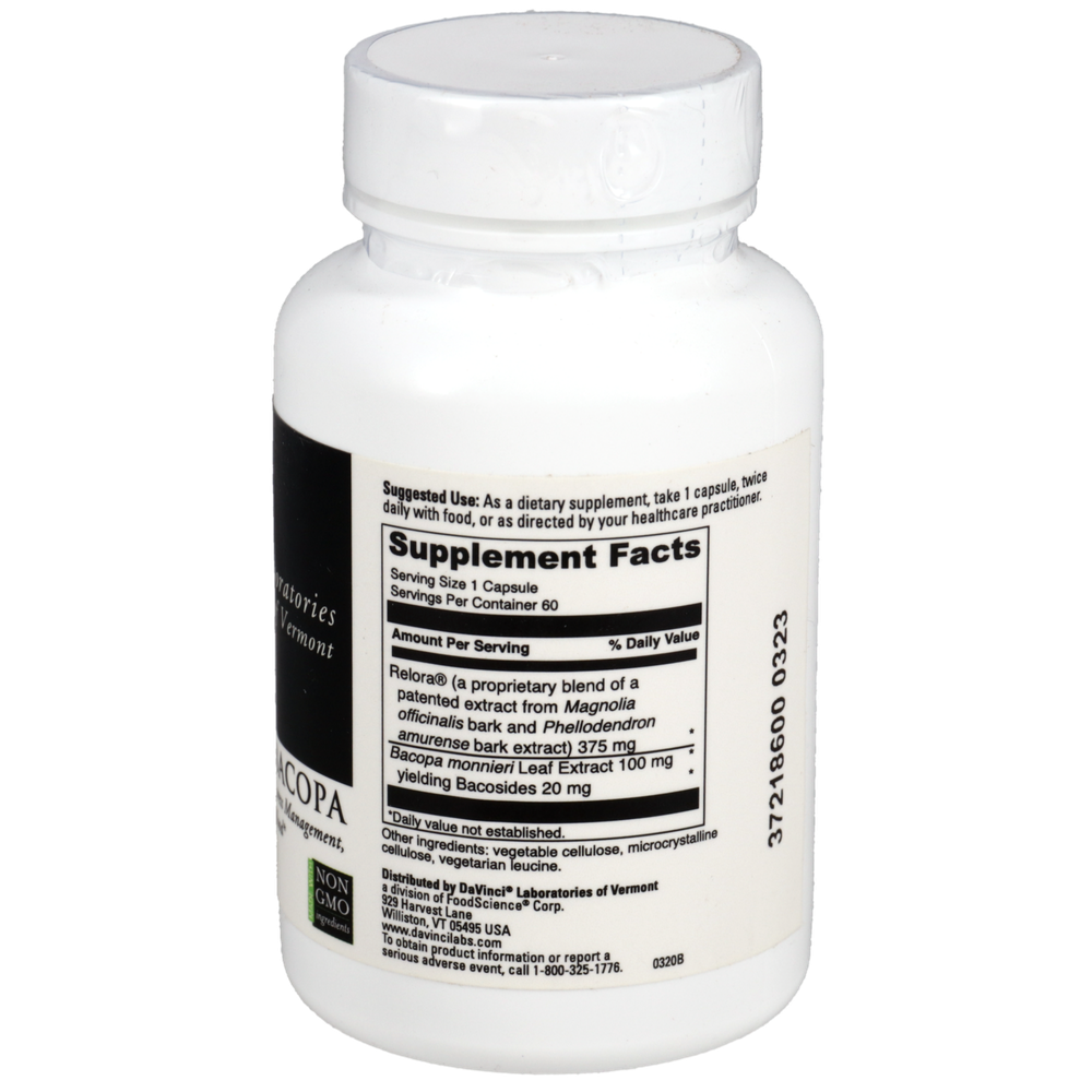 Product image for Relora with Bacopa.