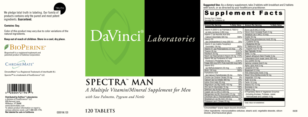 Product image for Spectra Man.