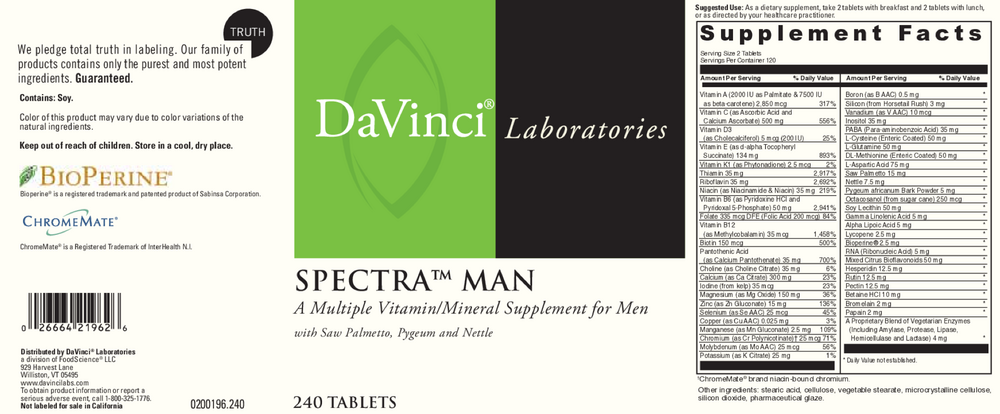 Product image for Spectra Man.
