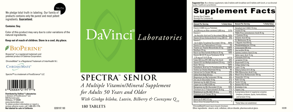 Product image for Spectra Senior.