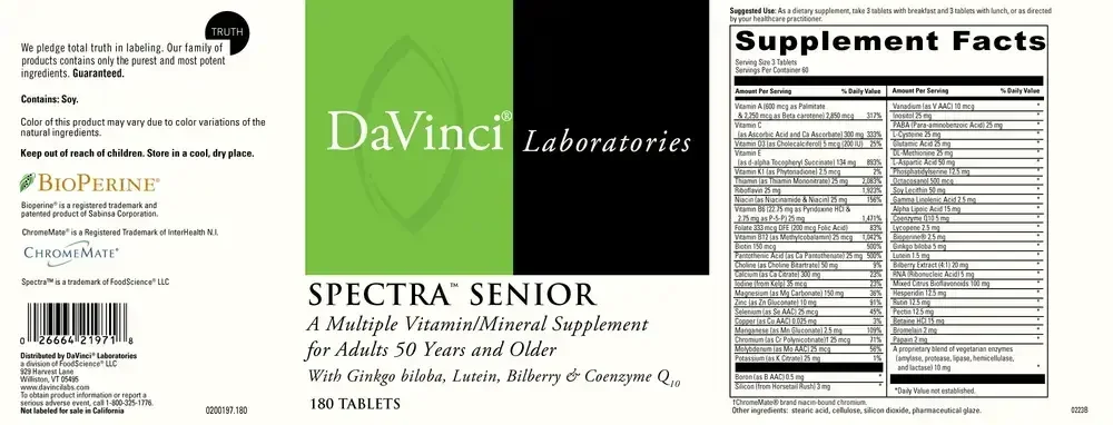 Product image for Spectra Senior.