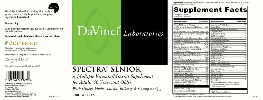 Product image for Spectra Senior.