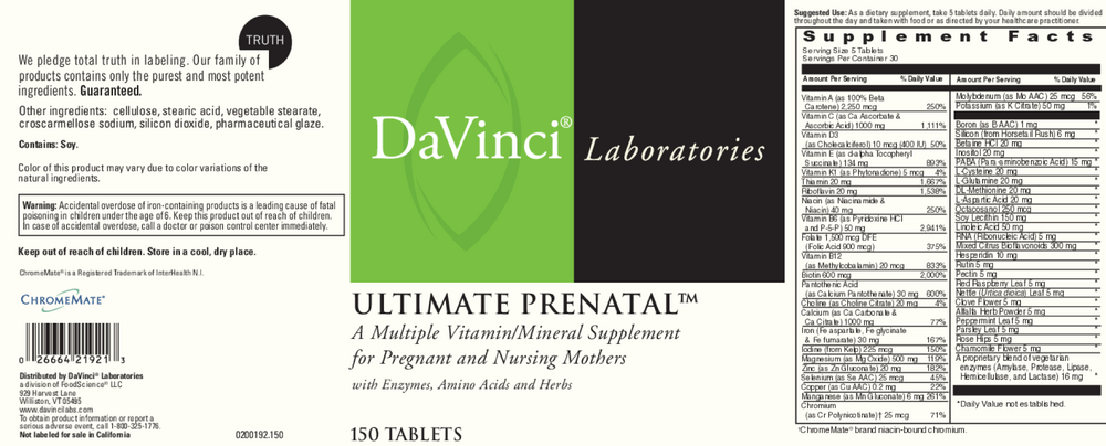 Product image for Ultimate Prenatal.