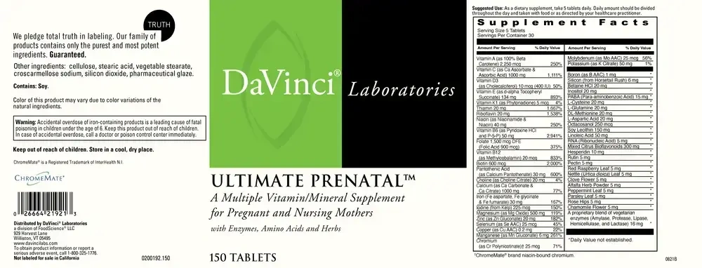 Product image for Ultimate Prenatal.