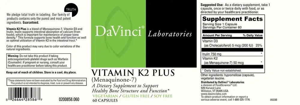 Product image for Vitamin K2 Plus.