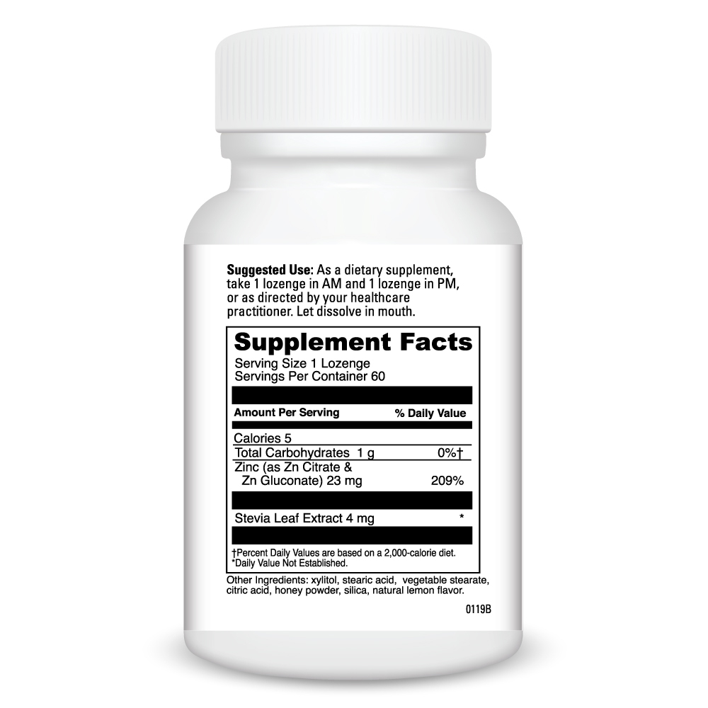 Product image for Zinc Lozenge 23mg.