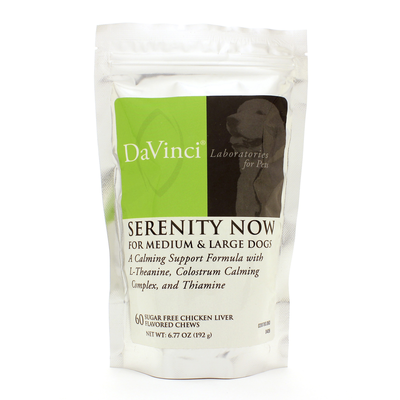 Serenity Now Chews (Med. and Lg. Dogs) 60 Chewables