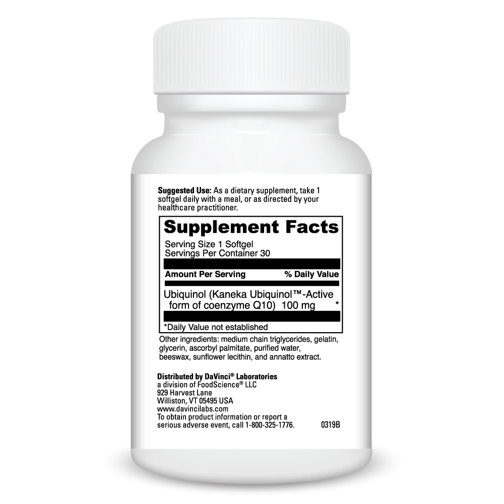 Product image for Ubiquinol 100mg.