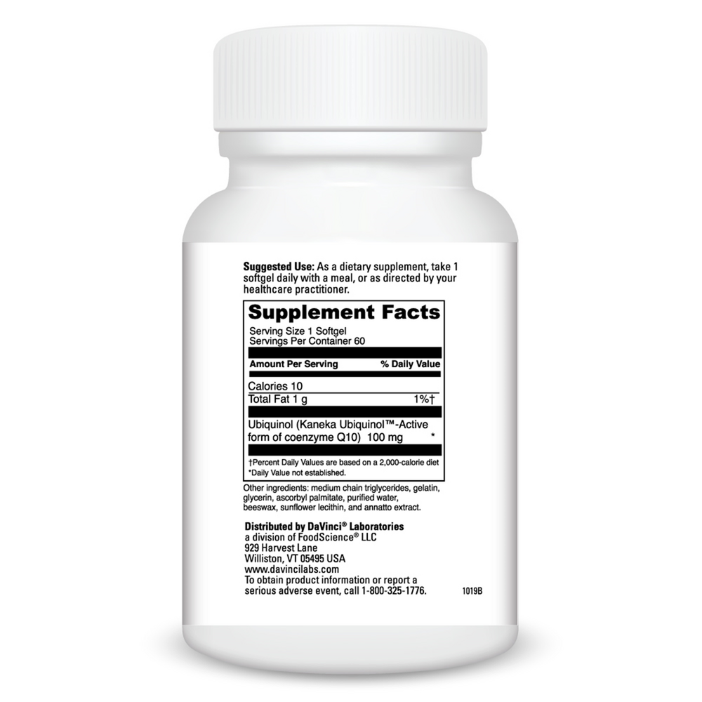 Product image for Ubiquinol 100mg.