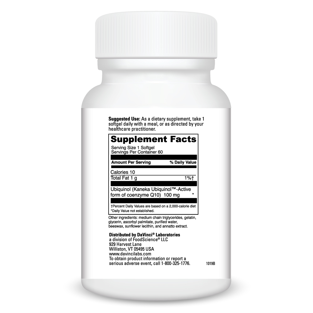 Product image for Ubiquinol 100mg.