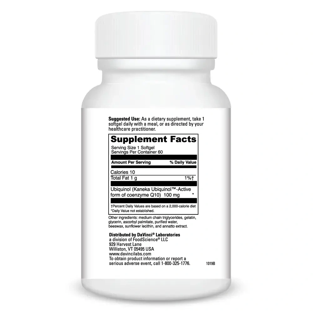 Product image for Ubiquinol 100mg.