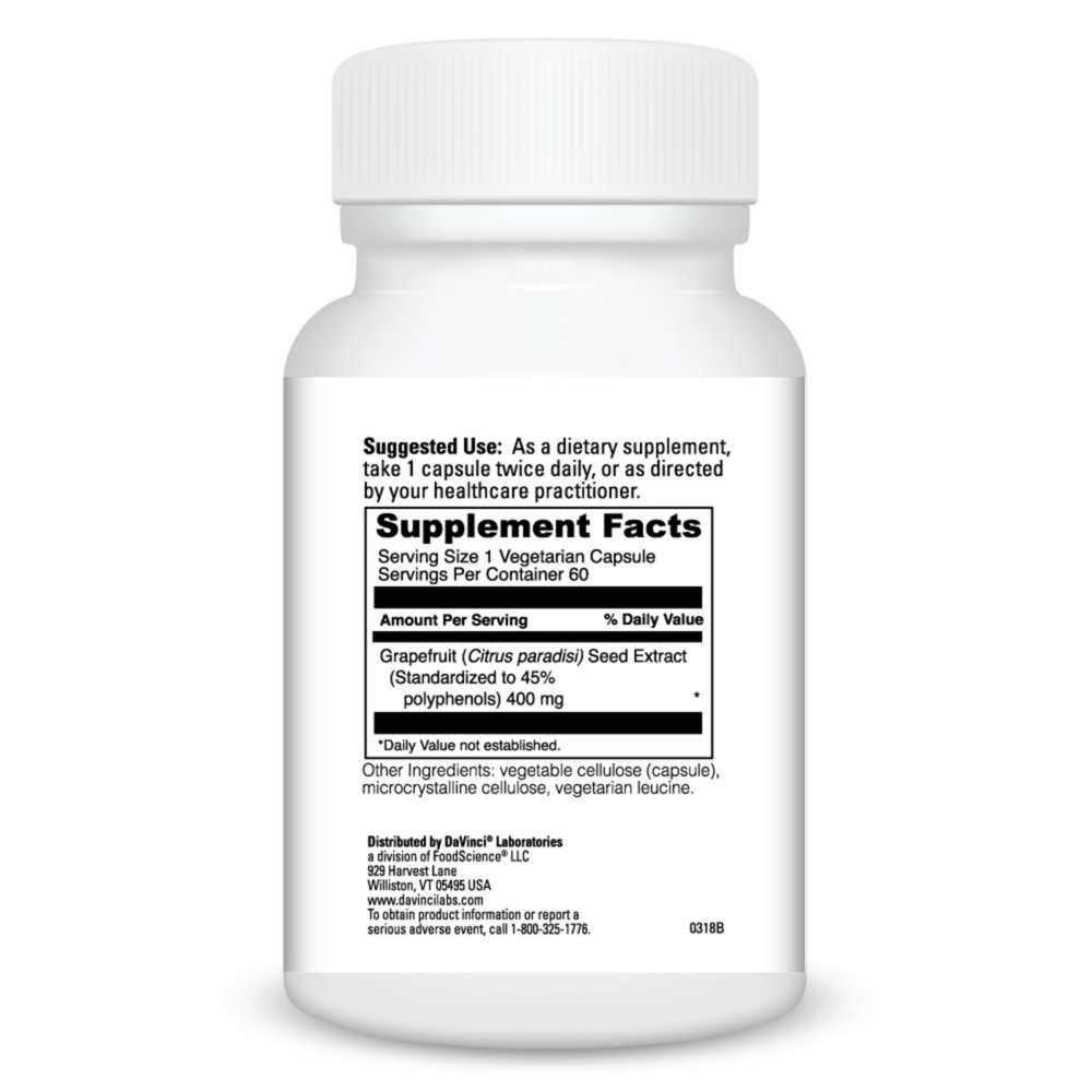 Product image for Grapefruit Seed Extract 400mg.