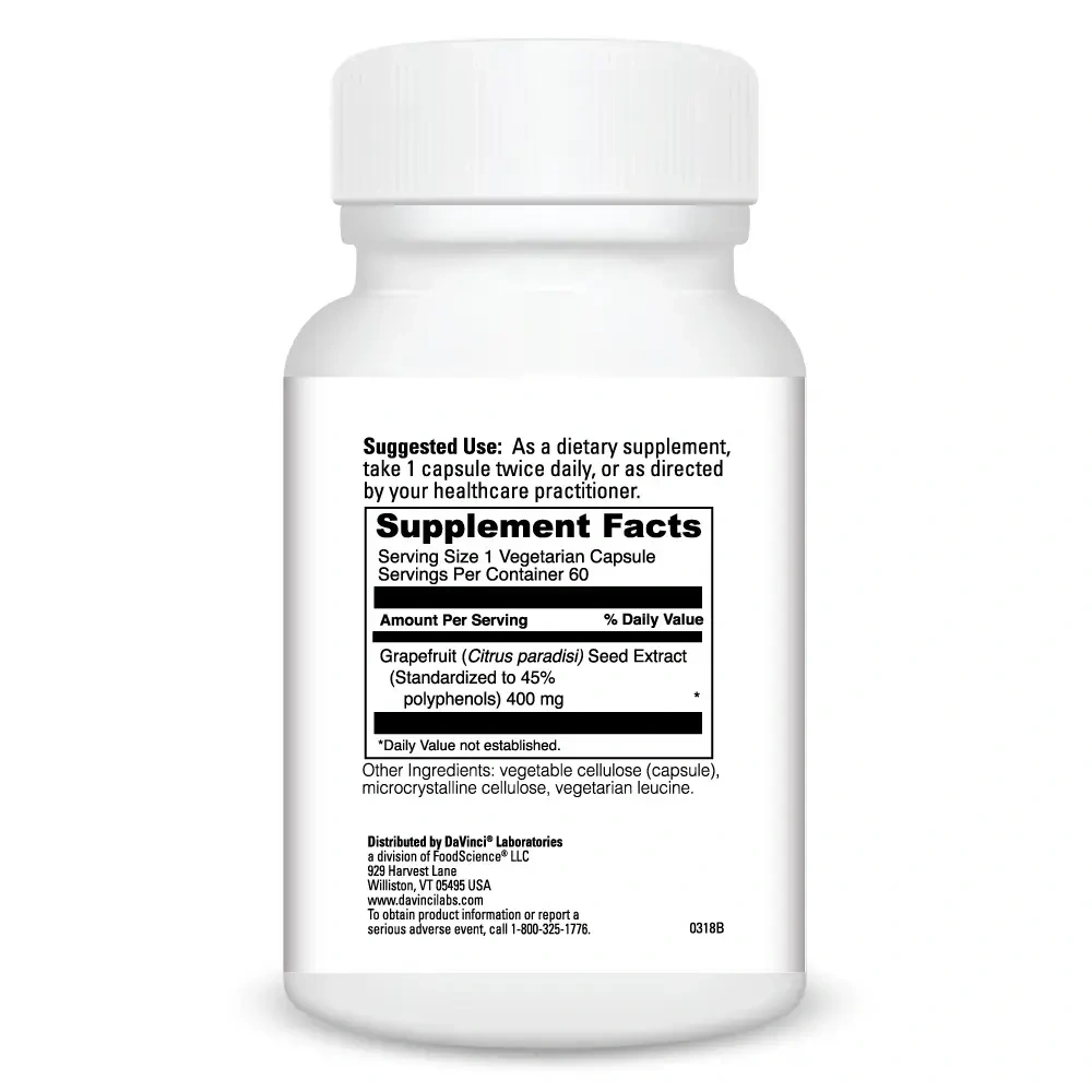 Product image for Grapefruit Seed Extract 400mg.