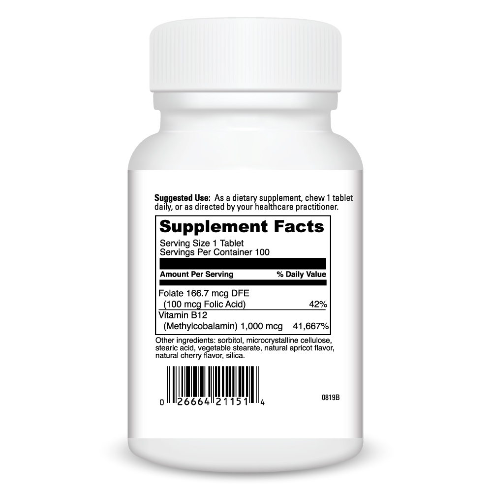 Product image for Chewable B12 MC.