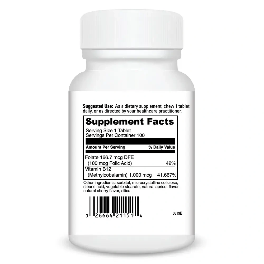 Product image for Chewable B12 MC.