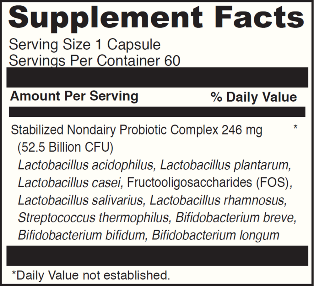 Product image for NonDairy Probiotic 50.