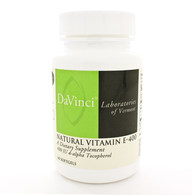 Natural Vitamin E-400 60 Softgels