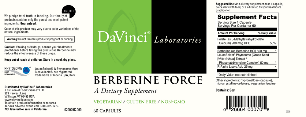 Product image for Berberine Force.