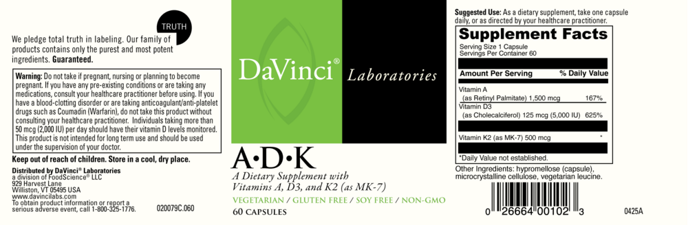 Product image for A.D.K.