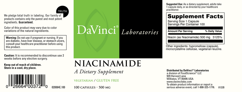 Product image for Niacinamide.