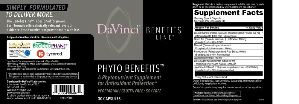 Product image for Phyto Benefits.