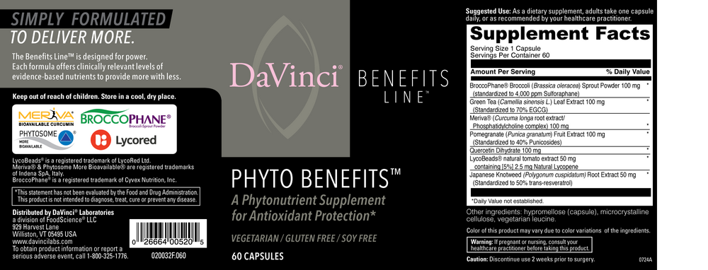 Product image for Phyto Benefits.