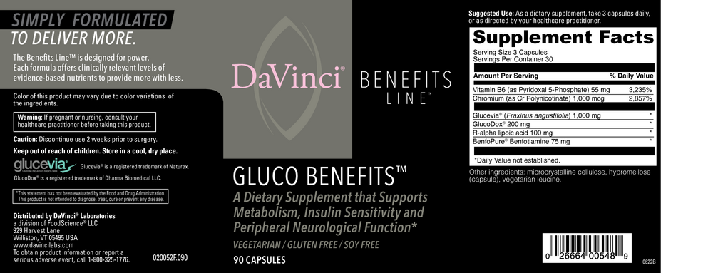 Product image for Gluco Benefits.