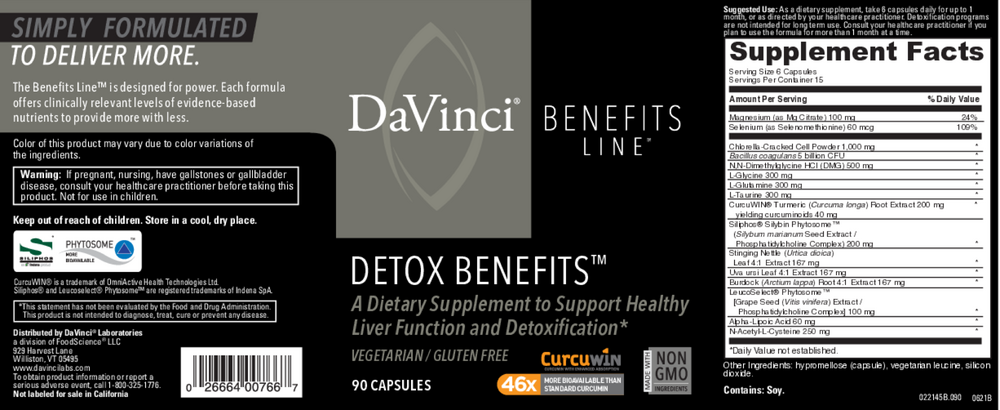 Product image for Detox Benefits.