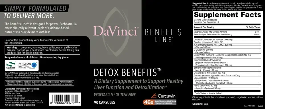 Product image for Detox Benefits.