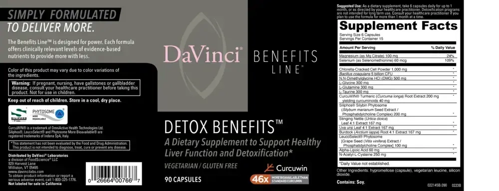 Product image for Detox Benefits.