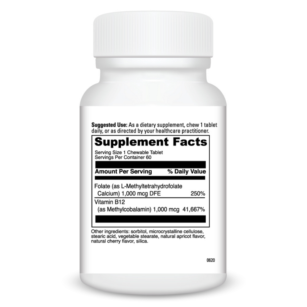 Product image for Active Folate B12 Chewable.