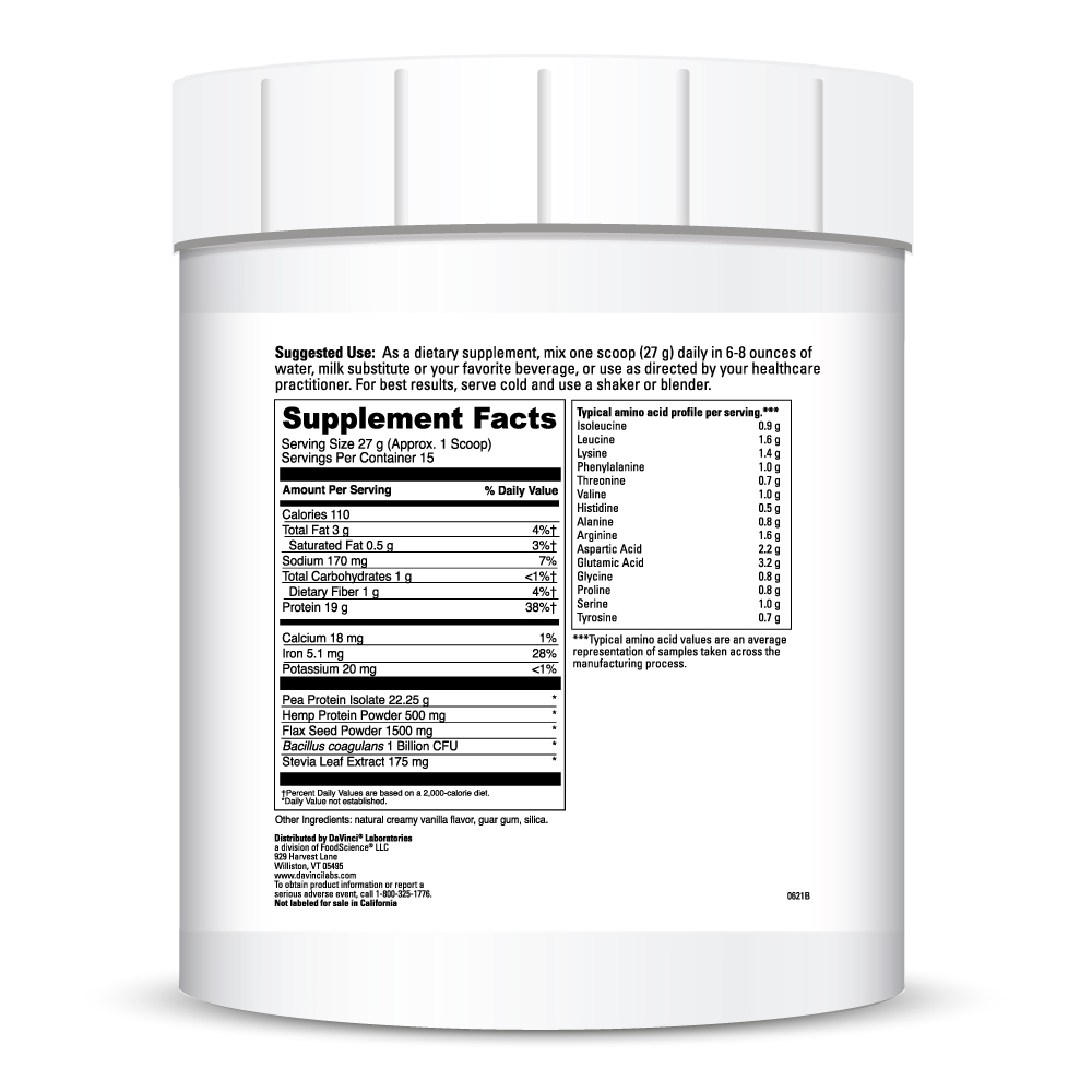 Product image for Vegan Protein Creamy Vanilla.