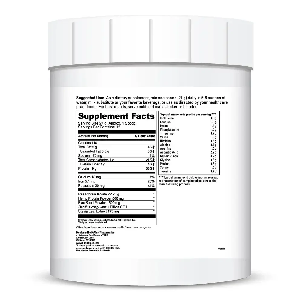 Product image for Vegan Protein Creamy Vanilla.