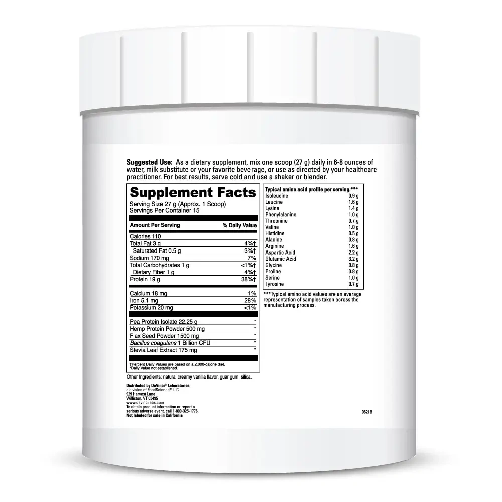 Product image for Vegan Protein Creamy Vanilla.