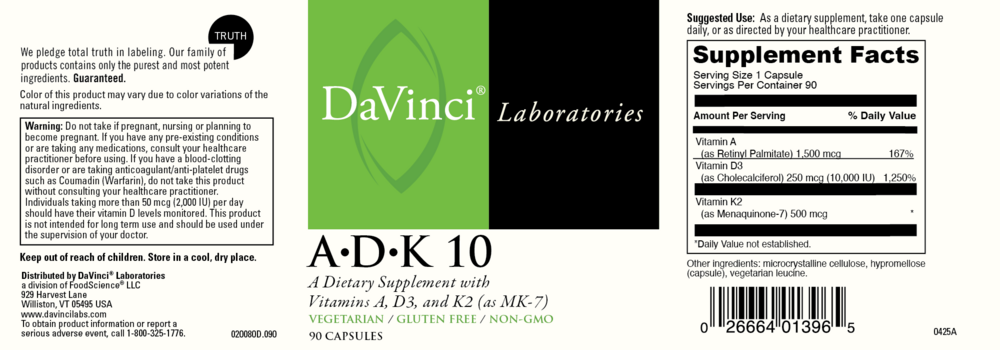 Product image for ADK 10.