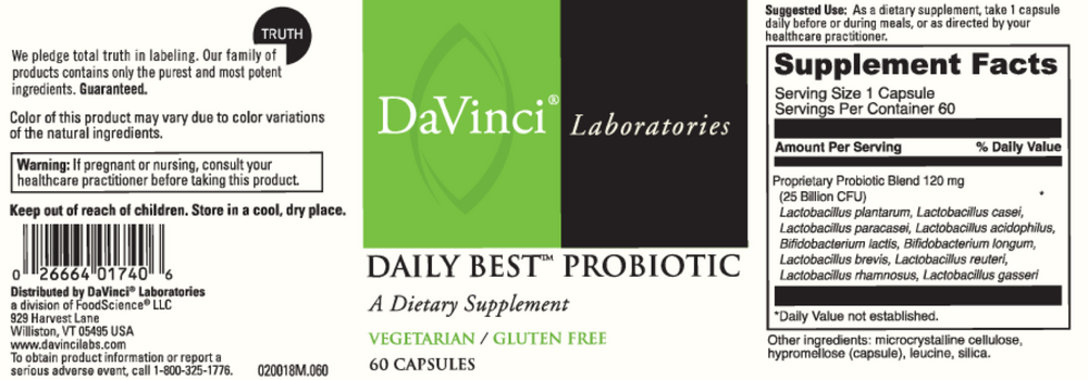 Product image for Daily Best™ Probiotic.