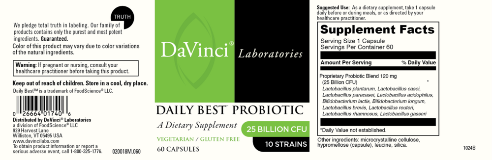 Product image for Daily Best™ Probiotic.