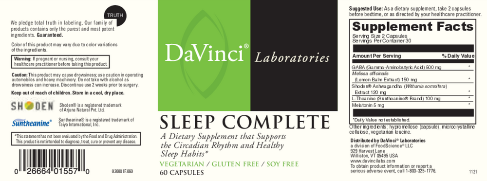 Product image for Sleep Complete.