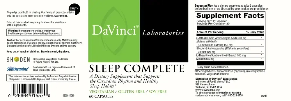 Product image for Sleep Complete.