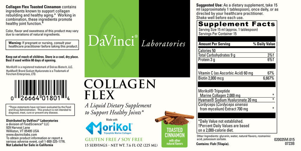 Product image for Collagen Flex, Toasted Cinnamon.