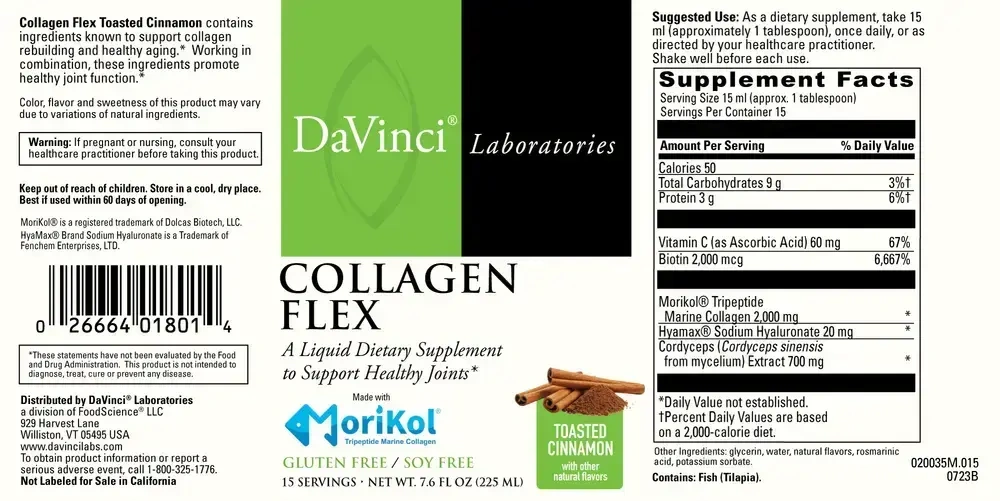 Product image for Collagen Flex, Toasted Cinnamon.