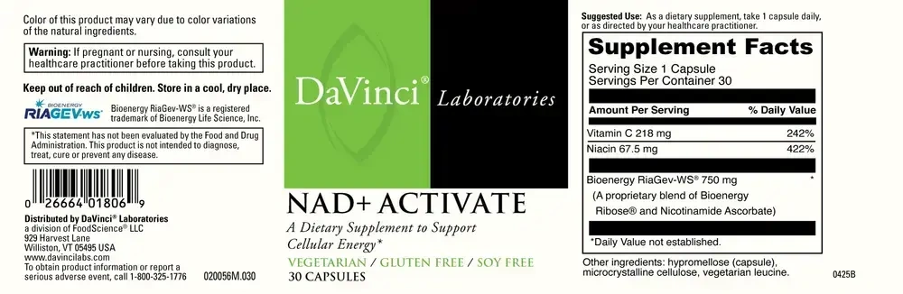 Product image for NAD+ Activate.