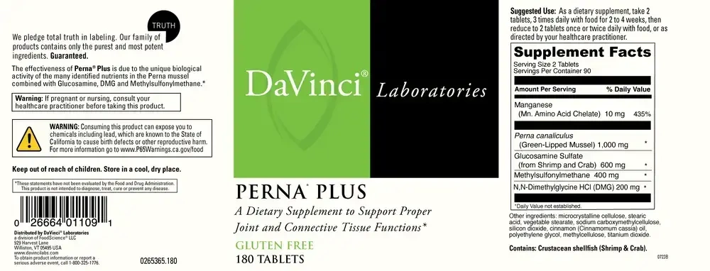 Product image for Perna Plus (California Only).